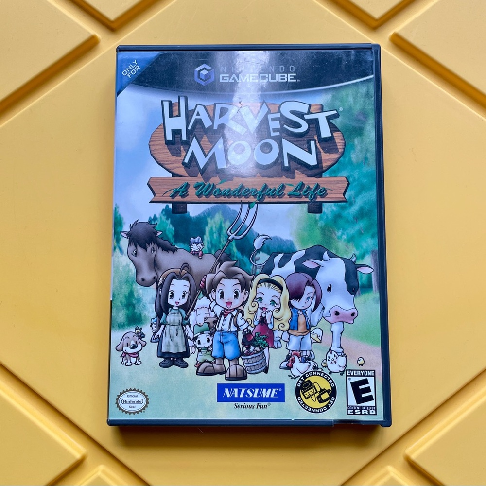 Harvest Moon A Wonderful Life Gamecube PREOWNED COMPLETE CIB